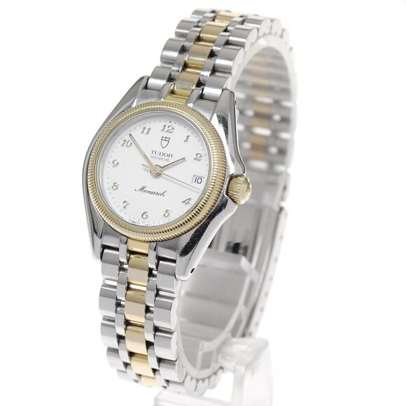 TUDOR Monarch 15833 Date white Dial Quartz Ladies Watch_845535 - Picture 7 of 11